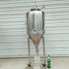 65L Профессиональный Домашний пивоваренный бак для брожения пива конический ферментер из нержавеющей стали