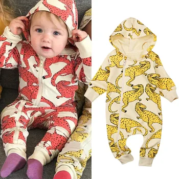 

Fashion Baby Clothes Newborn Bodysuit Cartoon Dinosaur Infant Baby Boys Girls Bodysuit Jumpsuit Fashion Baby Girls Clothes