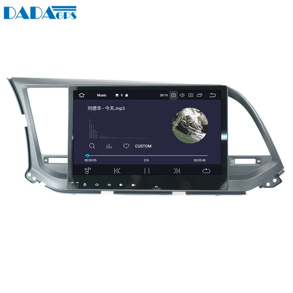 Top Android 9.0 4+32GB Car Radio Multimedia 2 din Video Player GPS  Navigation 4G For Hyundai Elantra 2015 2016 2017 2018 px5 8