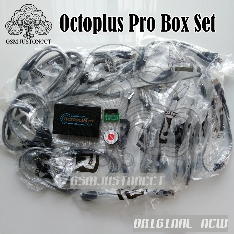 2018 новейшие версии Octoplus Pro Box с 19 кабелями для Samsung и LG + Medua JTAG адаптеры активации