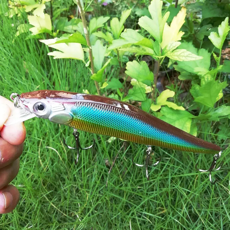 

SEALURER 14cm 23.7g Fishing Lures Wobbler Floating 3D Eyes Minnow Fish Hard Baits Pesca Lure Crankbait 4# Hook fly fishing