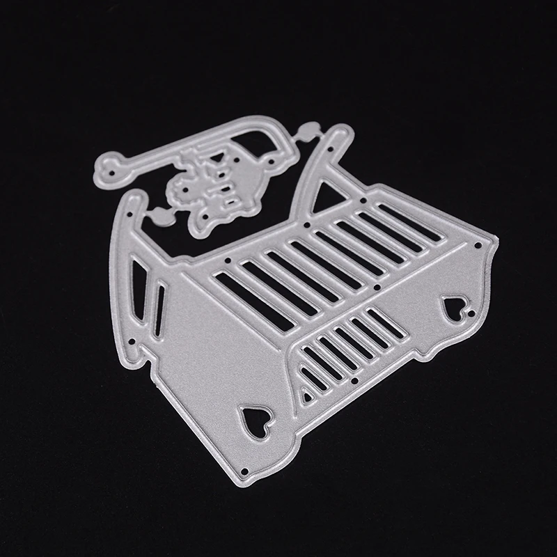 Baby Bed Metal Cutting Dies With Heart Pattern Toys Stencil For Scrapbooking Paper Card Making Craft Embossing Decor