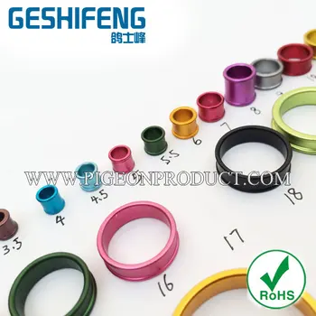 

mini size aluminium ring for bird foot ,canary bird foot band