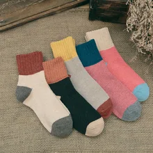 Сезон осень-зима; сохранение тепла; плотные женские носки для восстановления древних способов создания образа; женские шерстяные зимние носки