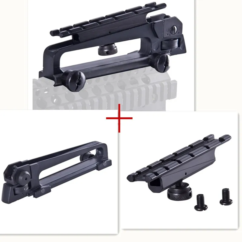 Afneembare Handvat en rear sight W/Zien door Picatinny Rail Mount Combo M4 M16 AR15