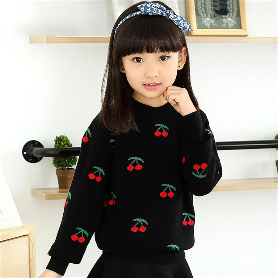 Kids Girls Sweater Sweet Toddler Lolita Design Spring Autumn Baby Girl