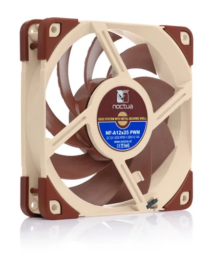 Noctua NF-A12x25 PWM 120x120x25 мм 4p pwm 2000 об/мин 12 см 120 мм PC чехол для компьютера Вентилятор охлаждения процессора кулер радиатор вентилятор