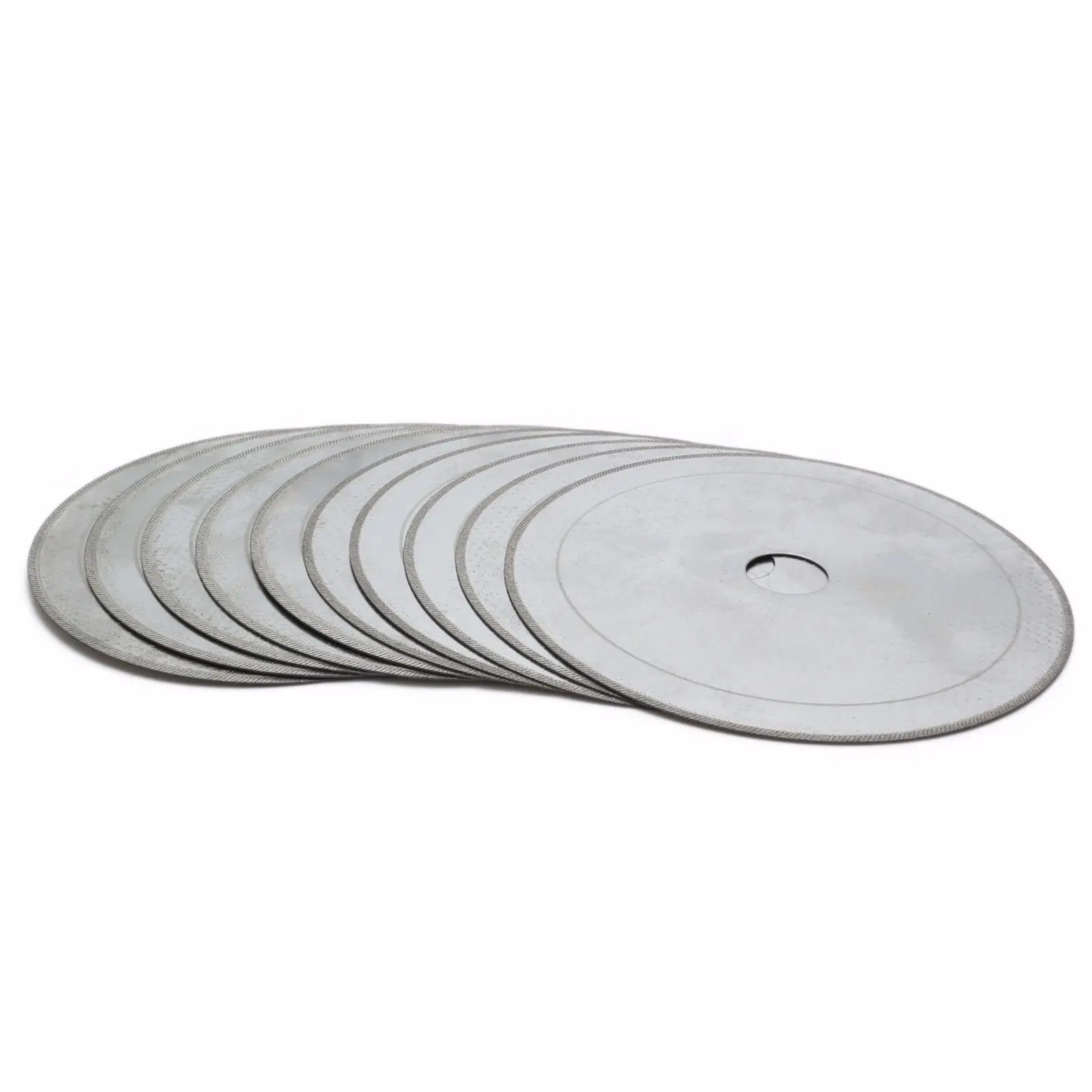 

10Pcs 100 mm Ultra Thin Lapidary Diamond Saw Blade Cutting Disc 5/8" Arbor Stone ILOVETOOL