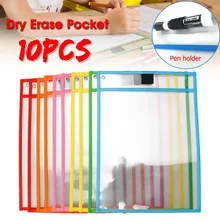 10 шт. многоразовые карманные для записи и протирания классная Организация Защита окружающей среды для студентов детские инструменты школьные наборы