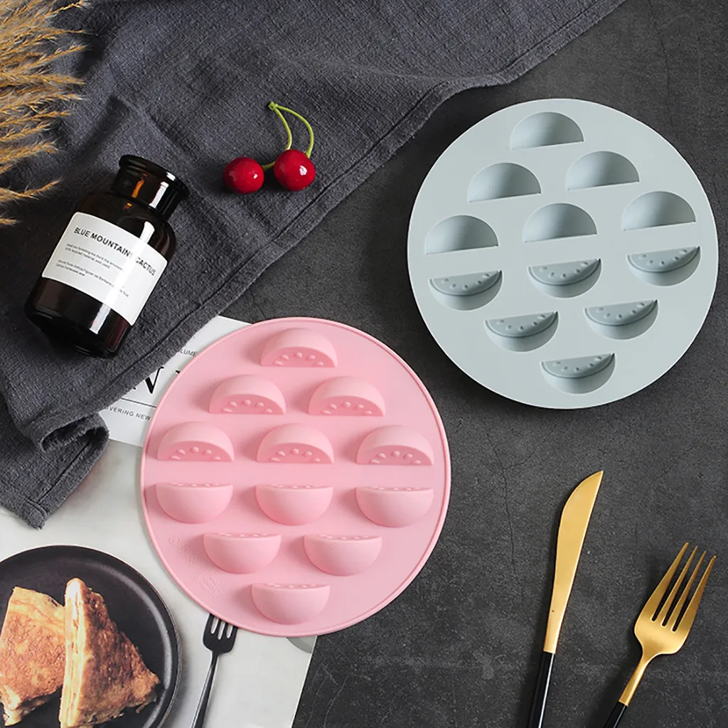 Creative Water Fruit Silicone Fondant Mould 3D Orange Shape Chocolate Sugar Craft Cake Mold Kitchen Cooking DIY Baking ToolsA717