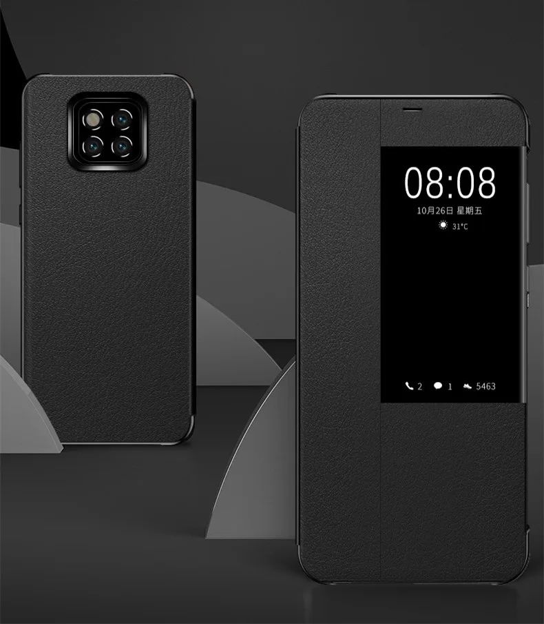 Роскошный умный флип PU чехол защитный чехол для Huawei P10 Plus mate 10 P20 Pro чехлы
