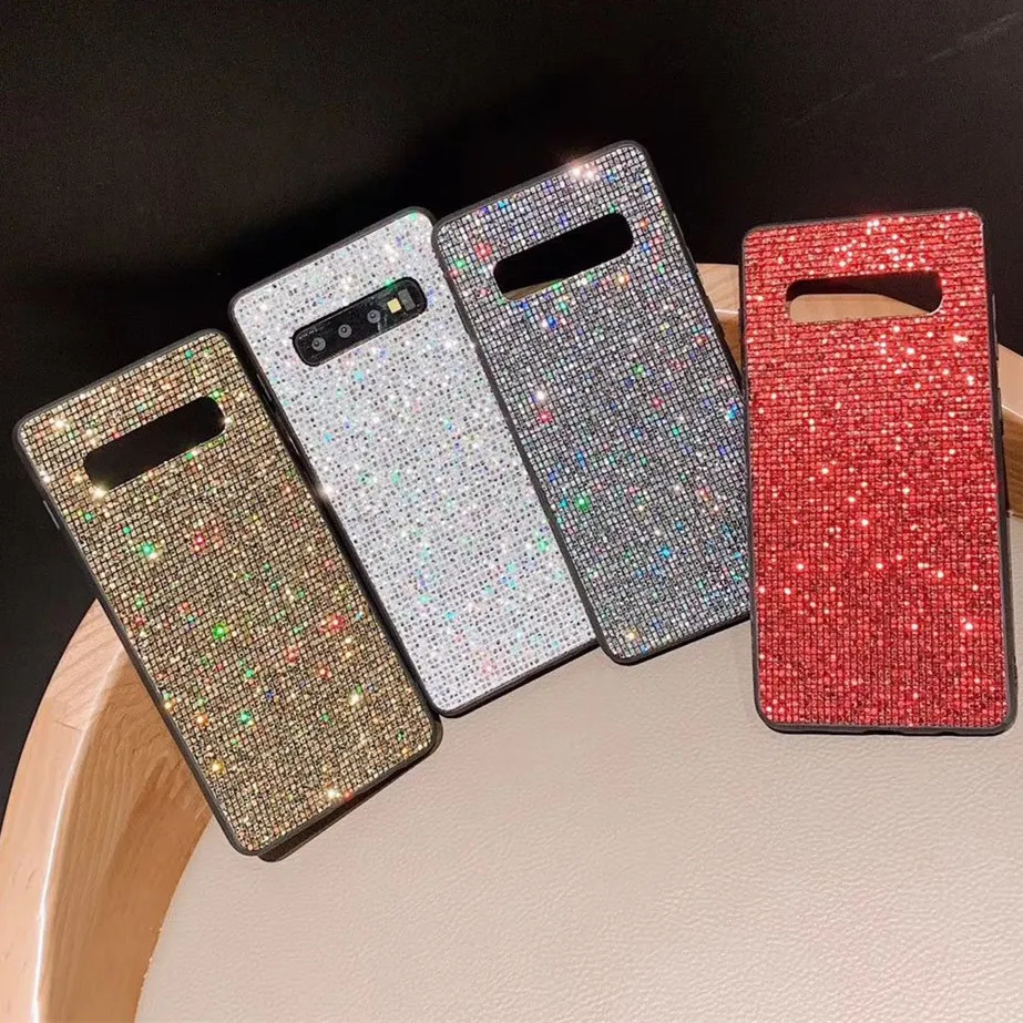 

Diamond glitter Bling Phone Case For Samsung Galaxy S10 Case For Samsung S10 Plus Case Back Cover For Galaxy S8 s9 plus note 8