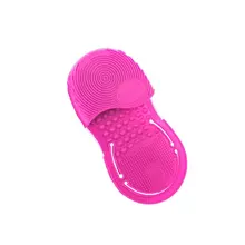 1pc Silicone Makeup Brush Cleaner Pad Make Up Washing Brush Gel Cleaning Mat Hand Tool Makeup Brush Scrubber Board silicone makeup brush cleaning mat washing tools hand tool large pad sucker scrubber board washing cosmetic brush cleaner tool