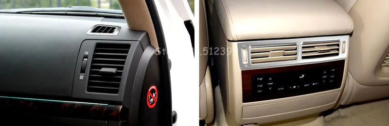 

2008-2016 Rear Armrest Air Cover +Upper Air Cover For Toyota Land Cruiser LC200