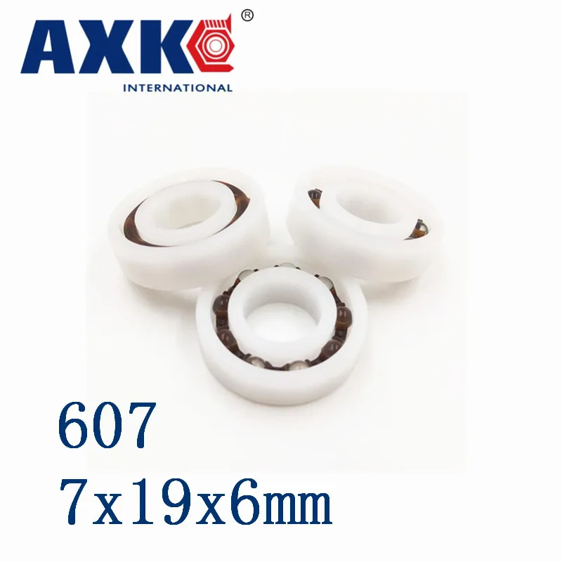 Специальное предложение настоящий мяч подшипник Axk 607 Pom(10 шт.) пластик Подшипники 7x19x6 мм стекло шары 7*19*6