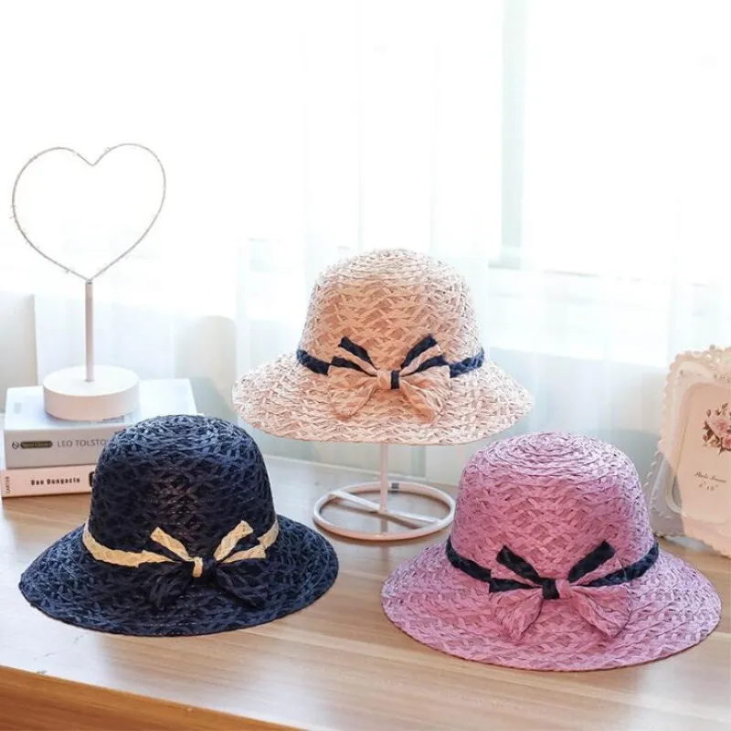 2018 сезон: весна–лето Новый Для женщин Beach Sun Hat Горячая Мода женские Повседневное Лук Мягкая соломы ВС Шапки шапки