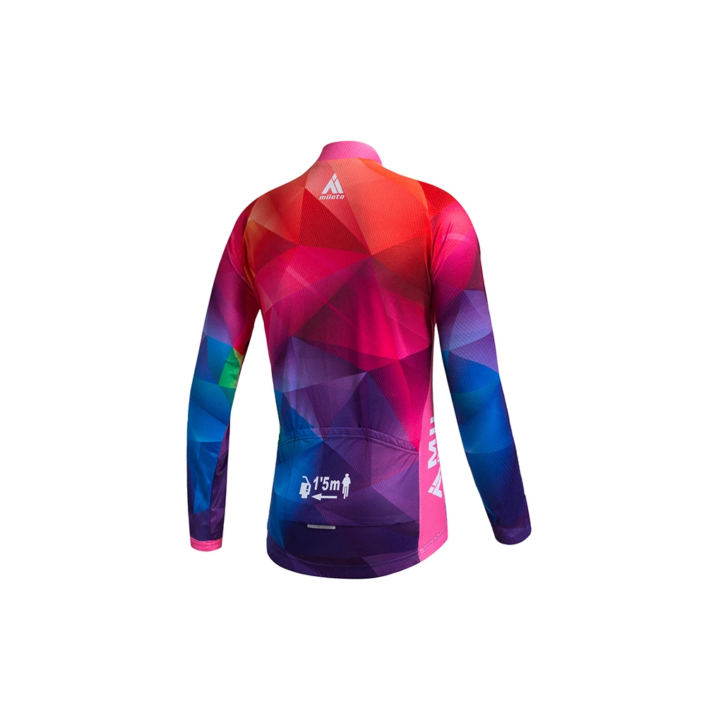 Pro Велоспорт Джерси для женщин с длинным рукавом MTB комплект одежды Maillot Ropa Ciclismo велосипед одежда спортивная быстросохнущая с гелевой подкладкой