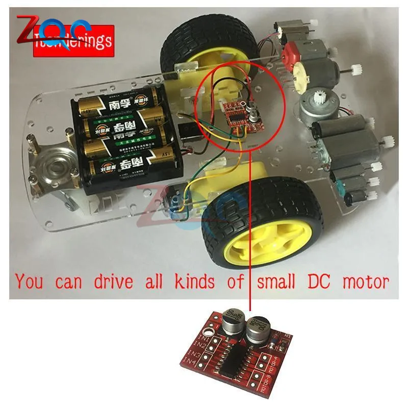 1.5A 2 way DC мотор драйвер модуль pwm Скорость Управление двойной h-мост шаговый за L298N L9110