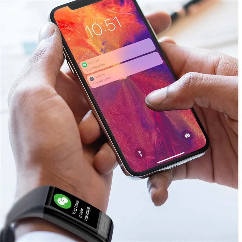 Умные часы Новые Bluetooth умные часы пульсометр кровяное давление для Android/iOS WomenB дропшиппинг