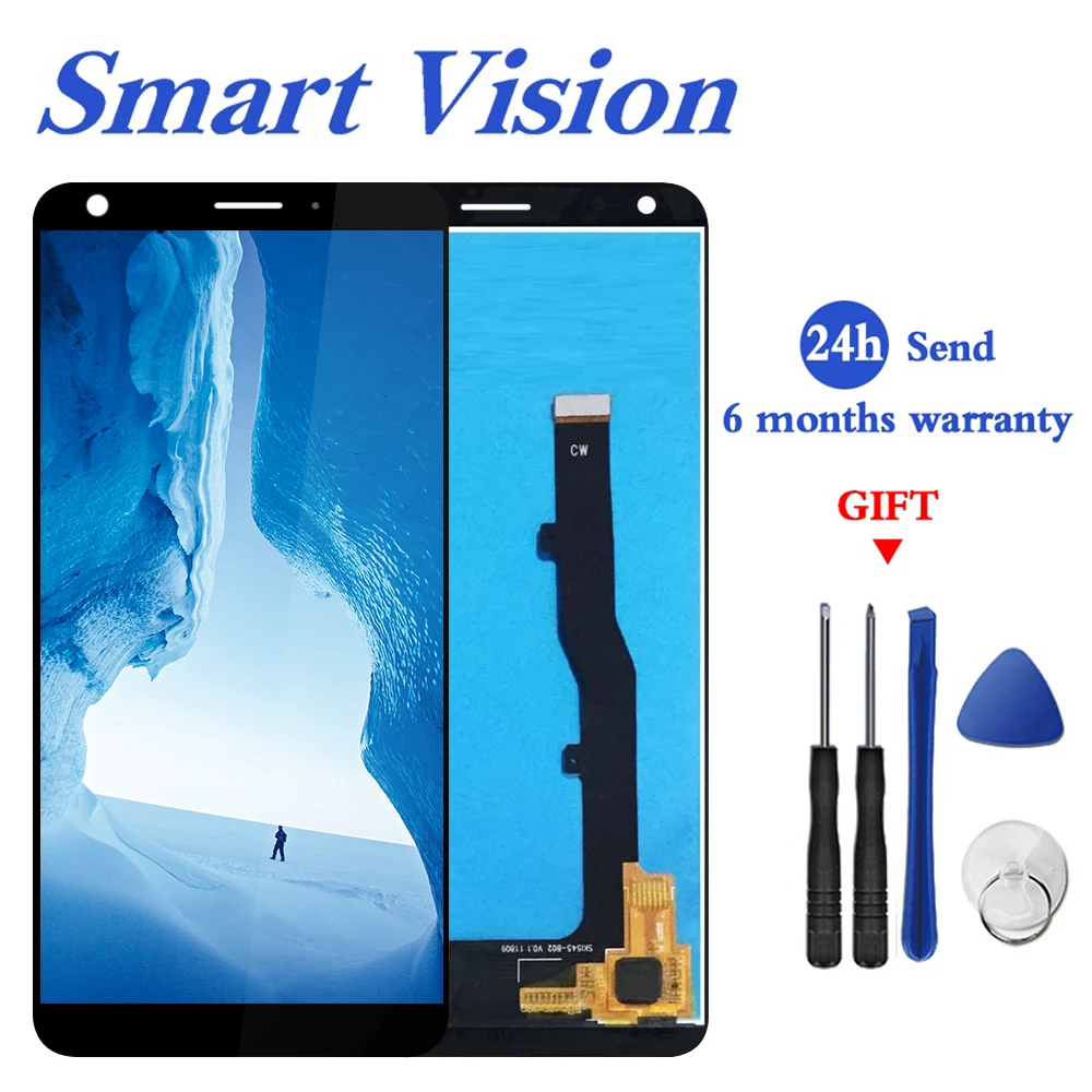 

For ZTE Blade V9 Vita LCD Display Touch Screen Digitizer Glass Assembly + Tools for zte blade v9 vita lcd