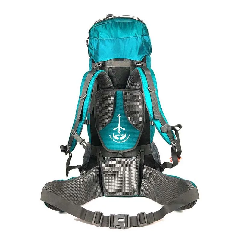 Mochila 80L para escalar al aire libre mochila táctica camping senderismo mochilas bolsa de nailon Marco de aleación de aluminio mochila de viaje - 4