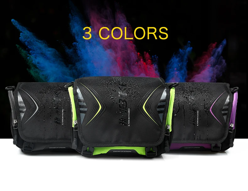 Best Waterproof Large Capacity Bicycle Front Bag Bike Handlebar Basket MTB Pannier Frame Tube Cycling Bag 2