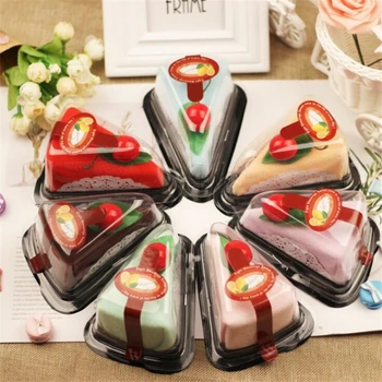 

Lovely cake shape towel creative towels Christmas birthday gifts baby shower valentine's day wedding gift for guest party favors