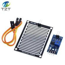 1 компл./лот снега/датчик обнаружения дождя Модуль с мотивом дождливой погоды, модуль регулятор влажности для Arduino