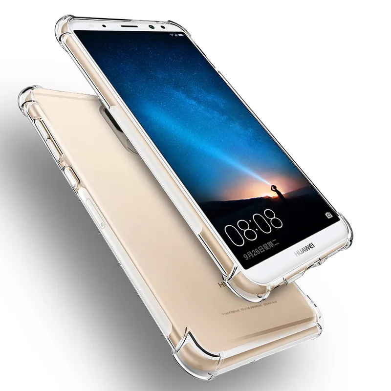 1 шт. прозрачный защитный чехол из ТПУ для телефона Huawei Honor 5A 5X 6X 6A 7A Pro 7X 7S 7C 8 8C 8X Max 9