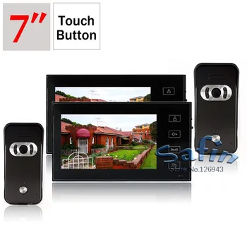 

2T2 DP-766 7inch video doorphone 2monitor + 2 camera