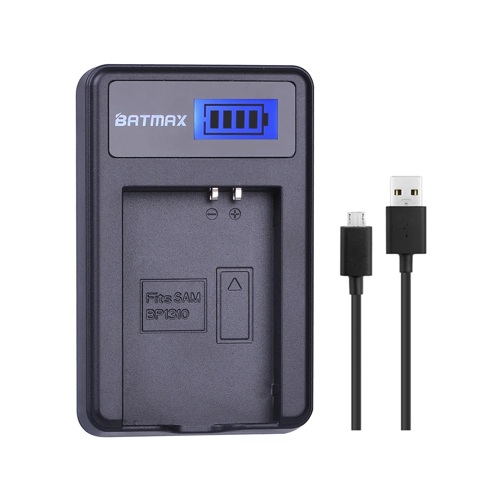 1pc IA-BP1310 BP-1310 BP 1310 LCD USB Battery Charger Samsung NX5 NX10 NX100 NX11 NX20 Cameras