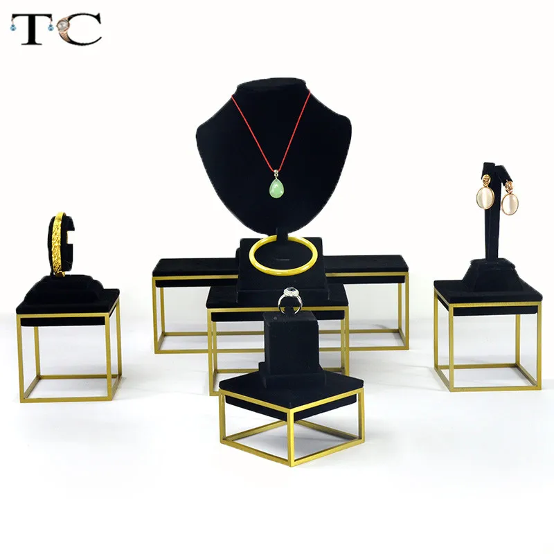 Stainless Steel Jewelry Display Necklace Showed Bracelet showcase