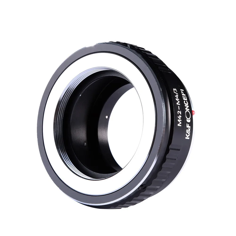 K& F кольцо-адаптер для объектива камеры M42 с винтовым креплением на объектив Micro 4/3 для Olympus Panasonic G5 GF1 GF2 GF3 E-P2/3/5
