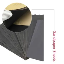 Guerrier allemand 991A papier de verre avec grains, couteau pliant 230x280mm, p3000 p5000 p7000, papier de verre sec et humide