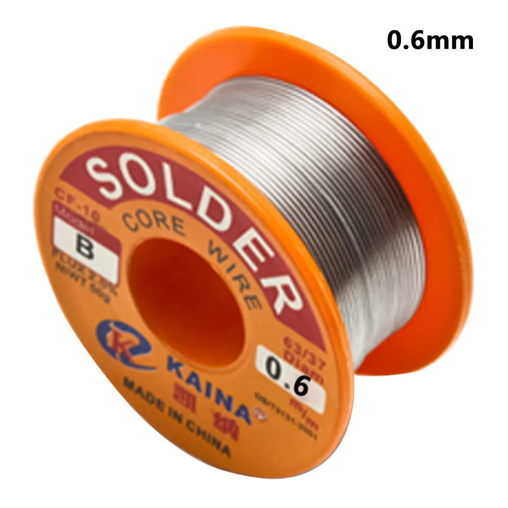 

1Pc 63/37 Rosin Core Solder Wire Flux 2% Tin Lead Welding Wire Reel Solder For Electrical Soldering Welding 0.6mm 0.8mm 1.0mm
