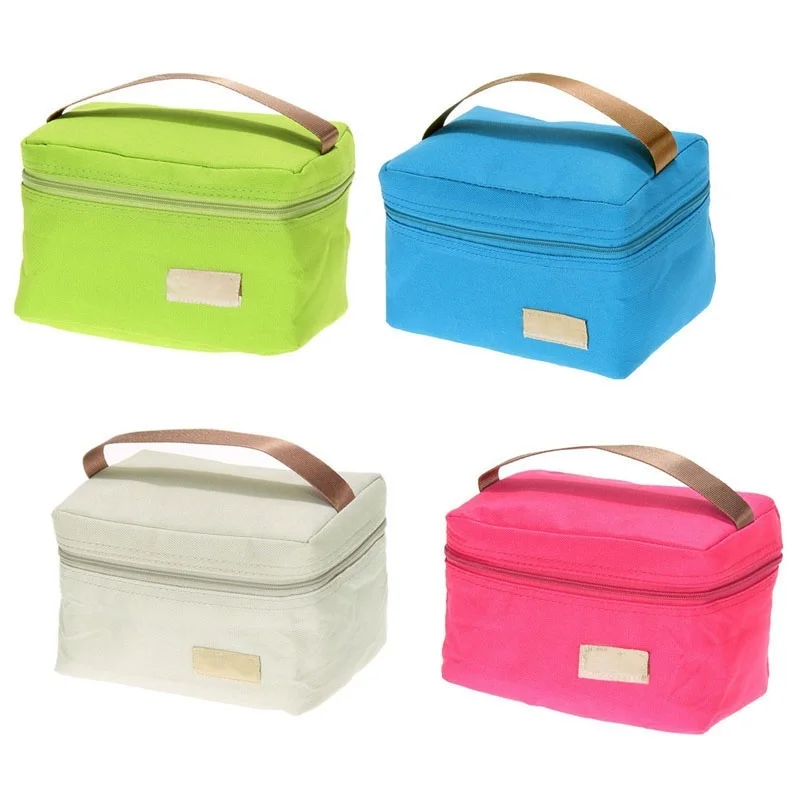 

Hoomall Insulated Lunch Bag Portable Carry Handbag Storage Container Lunch Bag for Kids 17x11cm Picnic Thermal Storage Bag
