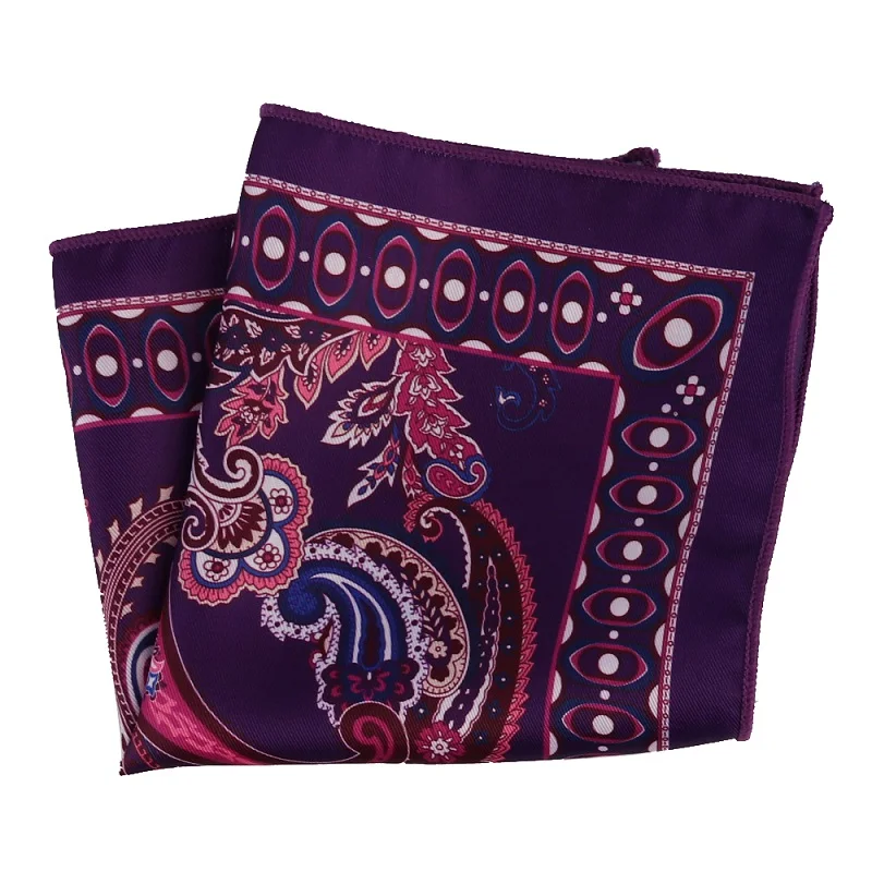 Портной Смит стиль Hankies Яркие Красочные Пейсли карманные квадратные винтажные Платки Шарфы мужские карманные модные аксессуары