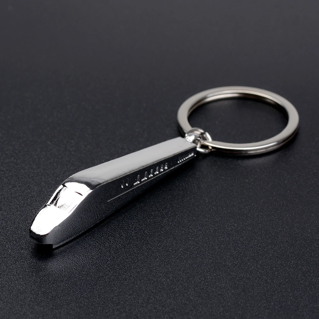 Брелок для ключей в форме поезда серебристого цвета|key holder|pendant keychainring key |