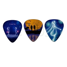 Самый популярный пользовательский целлулоидный медиатор, обычный размер гитары палочки s с большой ручкой ощущение