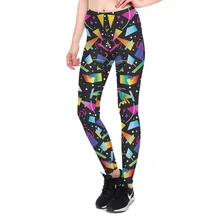 JIGERJOGER НОВЫЕ геометрические треугольные Леггинсы с принтом Мужские Спортивные впитывающие Пот Спортивные Леггинсы эластичность