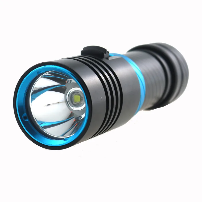 Подводные 100 м видео светодиодный Dive лампы факел 2000 люмен CREE XM-L2 Профессиональный Дайвинг фонарик Водонепроницаемый (18650/26650 аккумулятор