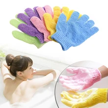 Новые купальные перчатки ярких цветов из полиэстера для всего тела, для ванной комнаты, инструменты для очистки 7J0337