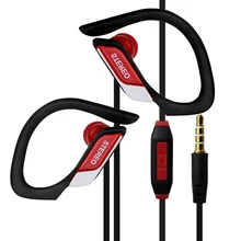 Wholesale 3.5mm sport Earphones Headphone Headset with mic For iPhone ALL PHONE MP3, High quality Bass for running