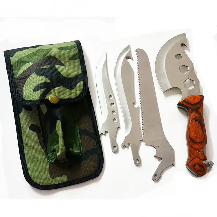 Four in one multifunction tool hand axes knife outdoor ax machete