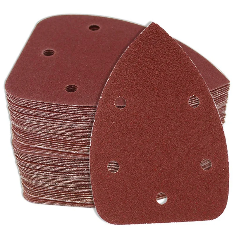 84Pcs Mouse Detail Sander Sandpaper Sanding Paper Assorted 40 60 80 120 180 240 320 Grits