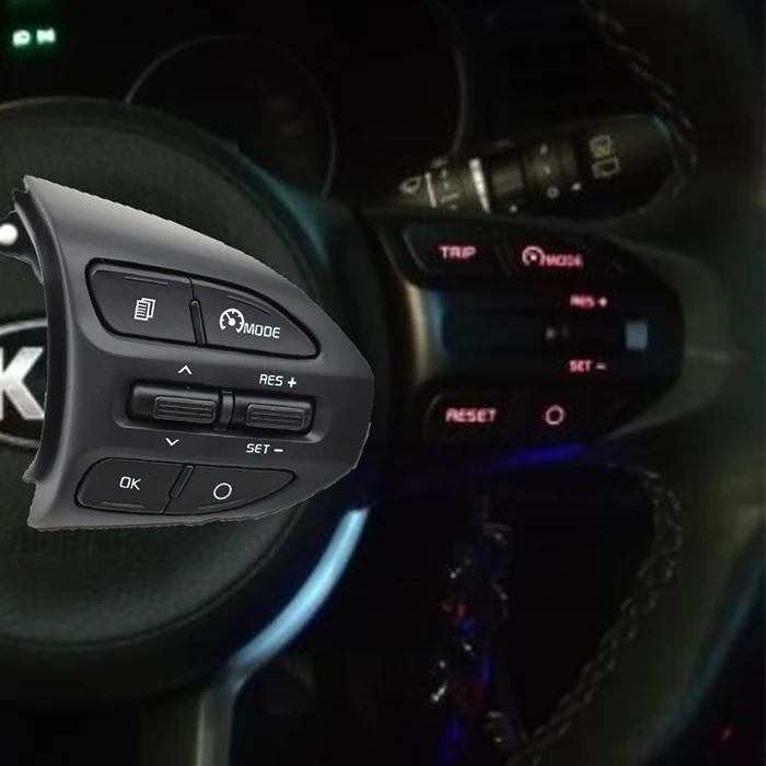 Кнопка рулевого колеса для KIA K2 RIO кнопки Bluetooth телефон круиз контроль громкости - Цвет: Model A