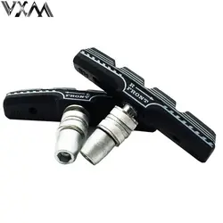 Vxm Велосипедные тормоза колодки для торможения V-brake держатель резинового материала silent тормоз износостойких сильный дренаж Велосипедный
