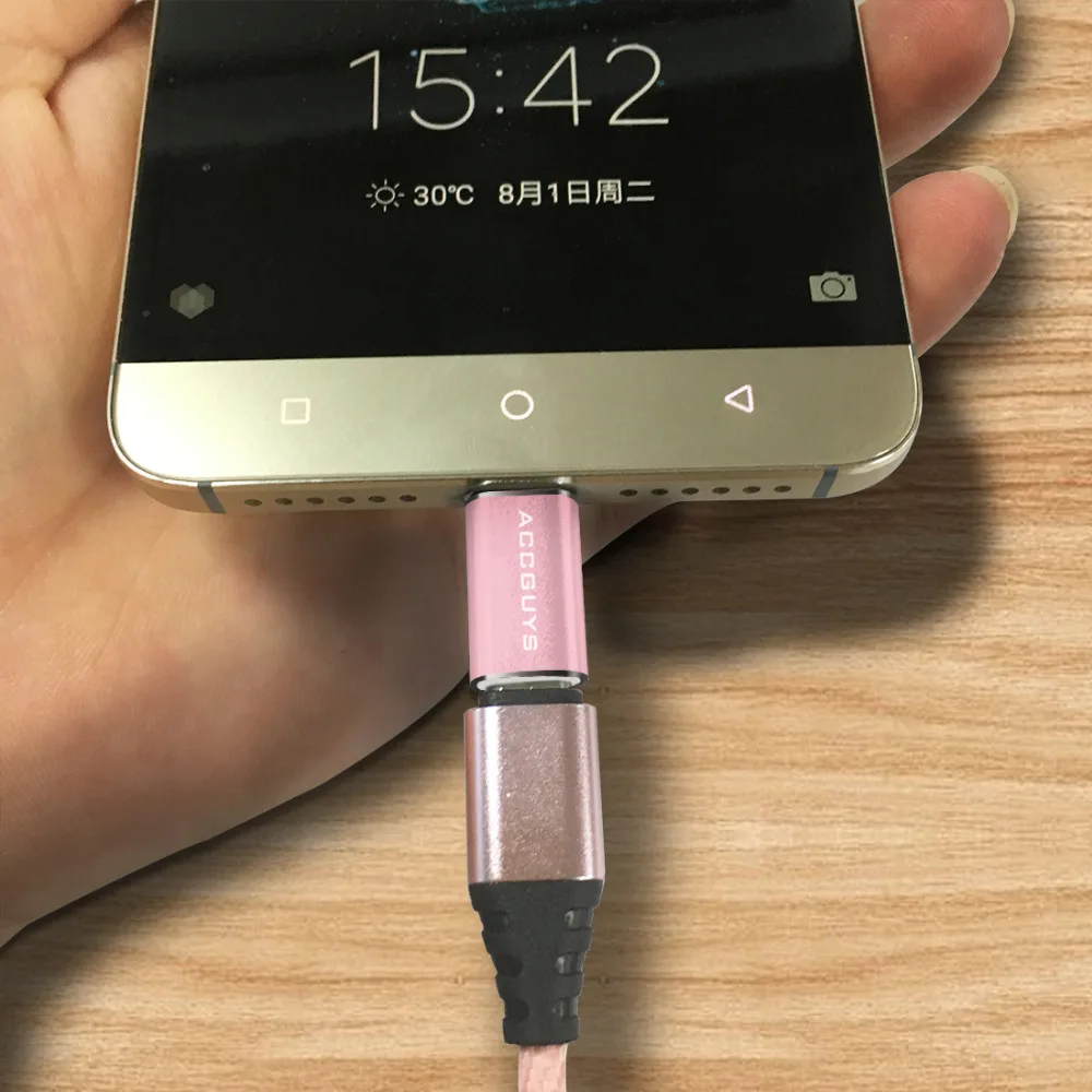 ACCGUYS Тип usb C Male к микро-usb Female конвертер адаптер 3 шт. для Xiaomi Mi5 4C 4S ZUK Z2 PRO Z1 Nexus 5X6 P htc