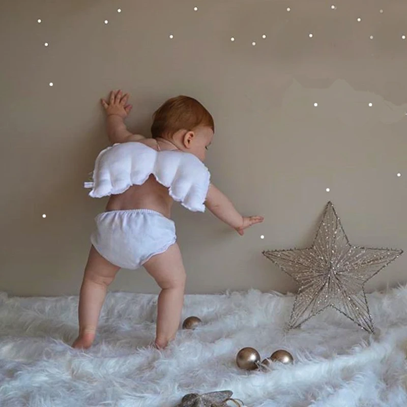 Angel Wings Newborn Photography Accessories Baby Photo Props Handmade Costumes For Infants Fotografia Babie | Мать и ребенок