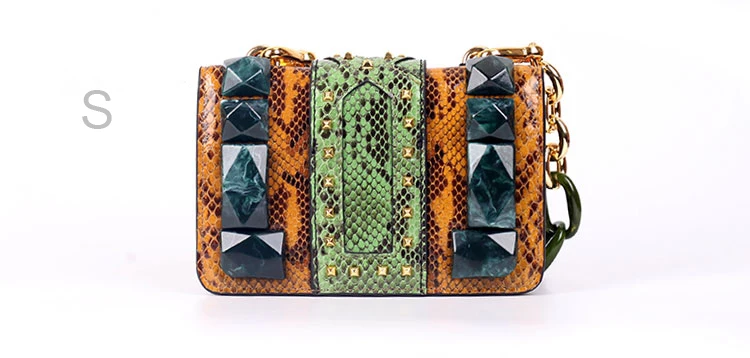 BENVICHED Сумка-Кроссбоди из натуральной кожи винтажная змеиная черепаховая цепь сумка Роскошные сумки женские сумки дизайнерские L044